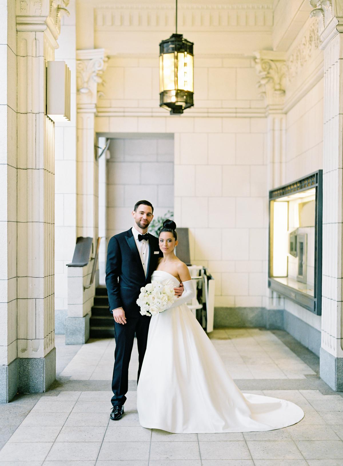 Fairmont Olympic Hotel Winter Wedding 0027