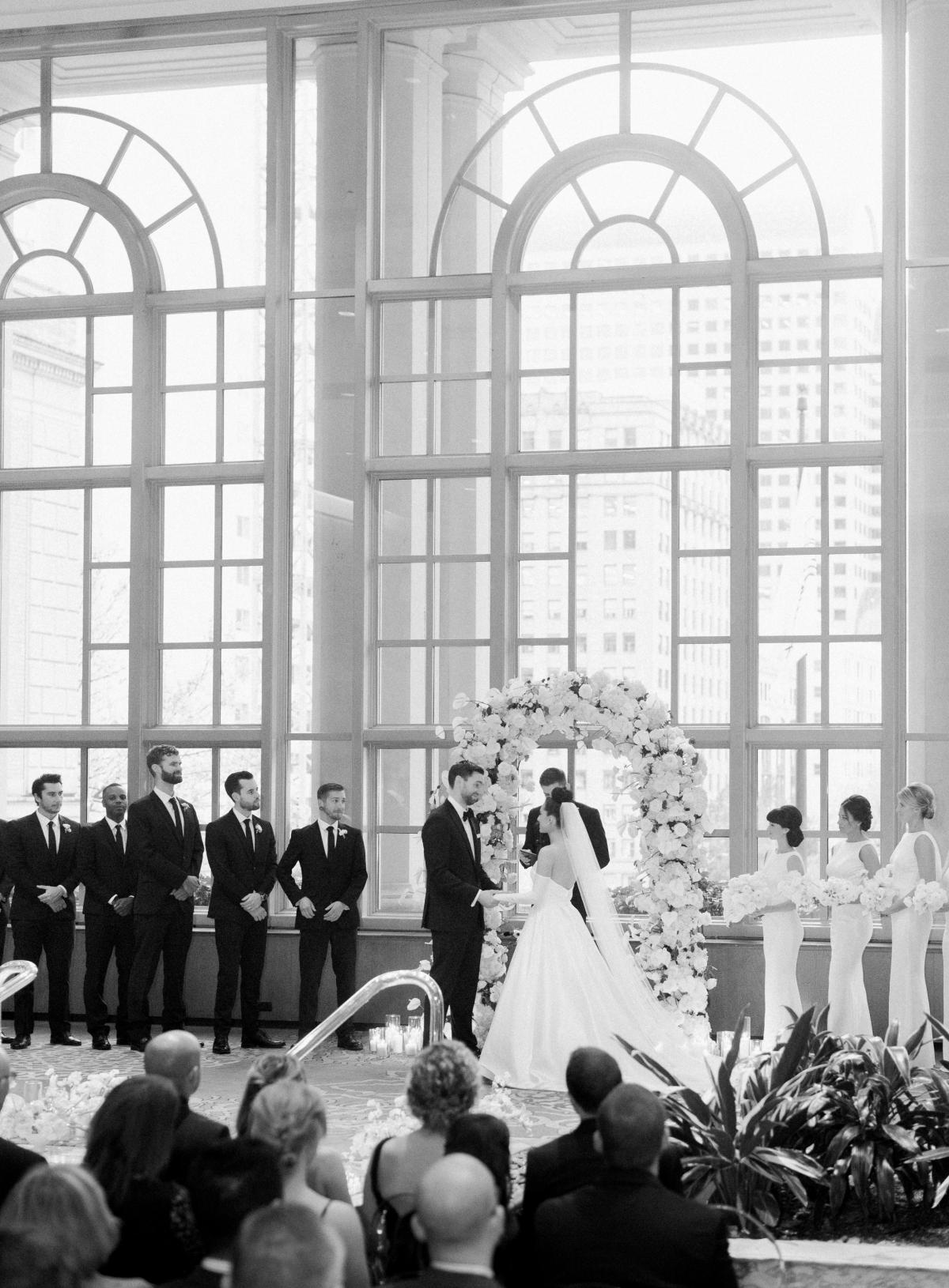 Fairmont Olympic Hotel Winter Wedding 0037